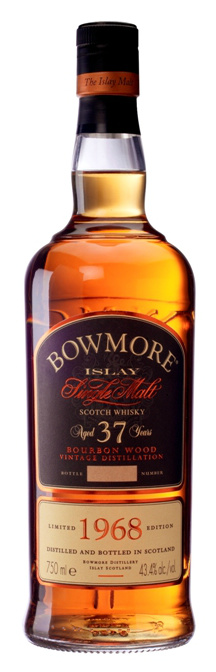 Bowmore 37yo 1968-2006 (43.4%, OB, Bourbon, 708 bottles)
