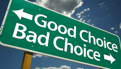 Good choice, bad choice