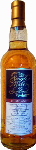 Clynelish 32yo 1972/2005 (49.9%, The Single Malts of Scotland, Hogshead #15619, 226 bottles)