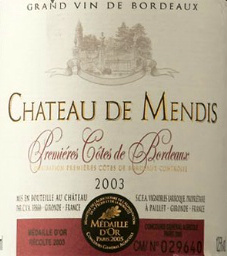 Chateau de Mendis 2003