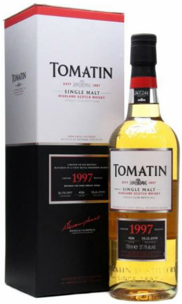 Tomatin 12yo 1997/2009 (57.1%, OB, First Refill Bourbon Barrel #4326, 244 bottles)