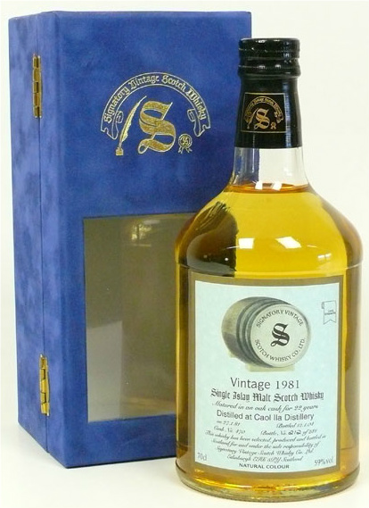Caol Ila 22yo 1981/2004 (59.0%, Signatory Vintage, Cask #470, 281 bottles)
