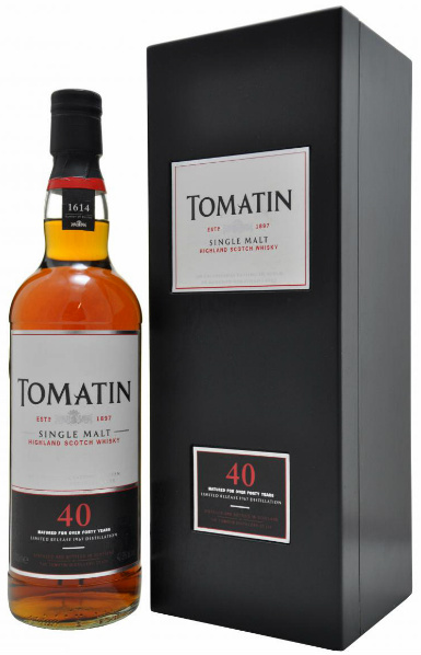 Tomatin 40yo 1967/2007 (42.9%, OB, Seven Bourbon Hogsheads, 1614 bottles)