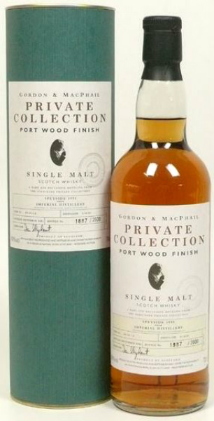 Imperial 9yo 1991/2001 Port Wood Finish (40%, G&M, Private Collection, Cask #9948 1.2, 2600 bottles)